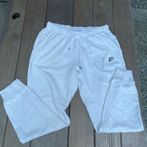 Cream Nike Jogger Sweatpants, Men’s M